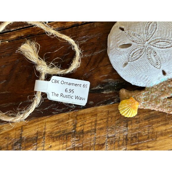 Vintage Seashore Christmas Ornaments Joy & Noel Set Of 7 - Picture 5 of 10